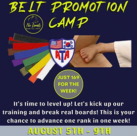 belt promotion camp